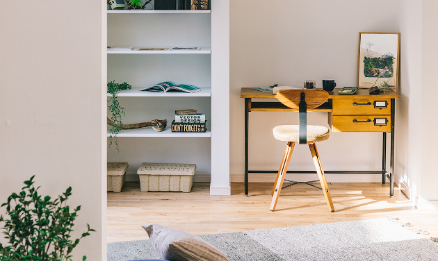 写真:空間を包む木々の一例