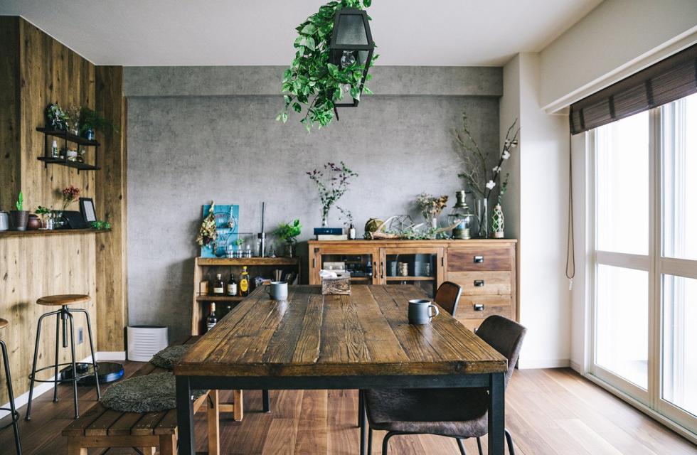 写真：J-リノベの施工事例（マンションを買ってブルックリンスタイルに 暮らしの中でふくらむ飾る楽しみといい時間）