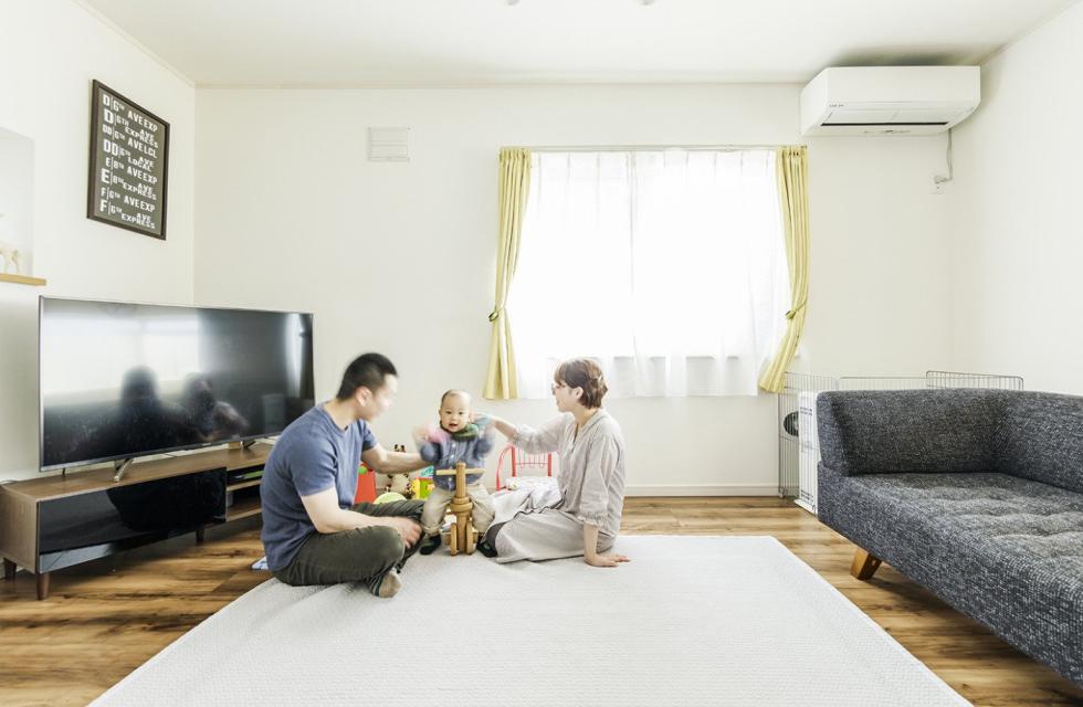 写真：J-リノベの施工事例（家を買うなら若いうちに決断。 DIYも加えて、家族がくつろぐ家になりました。）