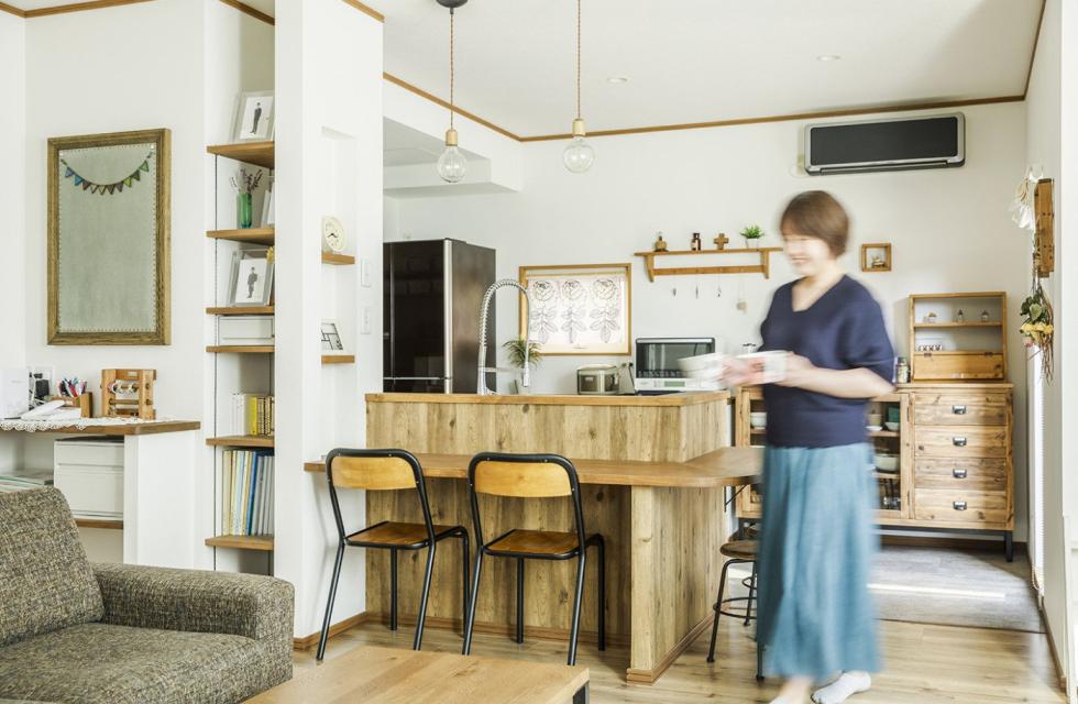 写真：J-リノベの施工事例（カフェのような家にリノベーション 5人家族がゆっくり自分の時間を過ごせる家）