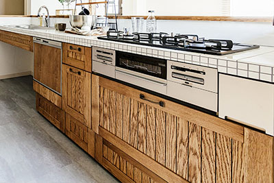 オリジナルキッチンの面材