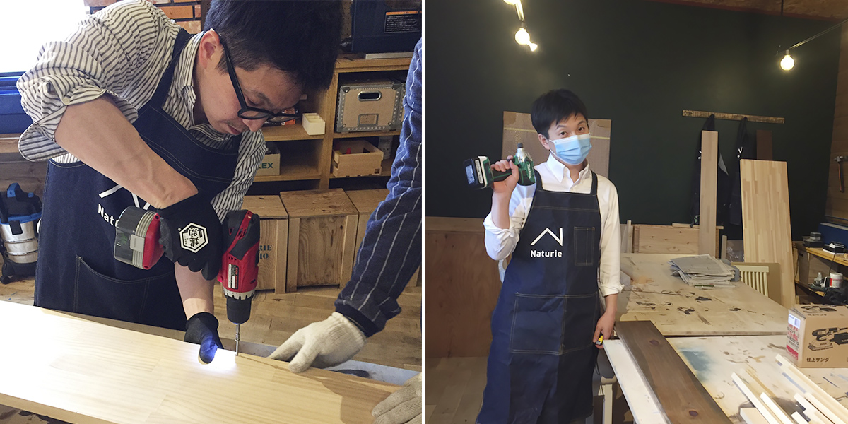 写真:草刈のDIY